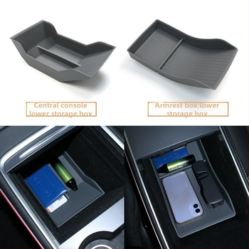 Tesla Model 3/Y roku balsta uzglabāšanas mats, pretslīdēšanas un netīrumu izturīgs (Materiāls: Cits; Pārstrāde/Pielāgošana: Bez pielāgošanas; Zīmols: Cits)