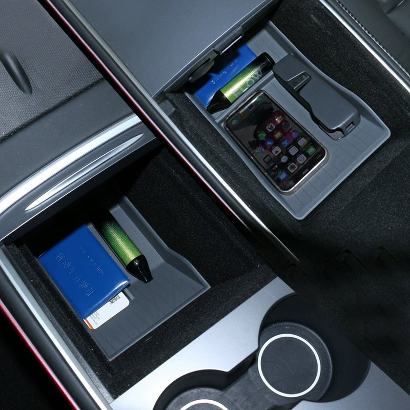 Tesla Model 3/Y roku balsta uzglabāšanas mats, pretslīdēšanas un netīrumu izturīgs (Materiāls: Cits; Pārstrāde/Pielāgošana: Bez pielāgošanas; Zīmols: Cits)