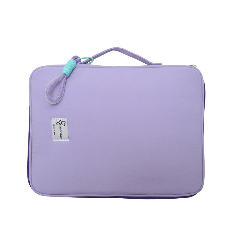 Carcasă de protecție pentru iPad Pro cu buzunar interior, design drăguț de desene animate, material din bumbac și in, Vara 2024, Unisex