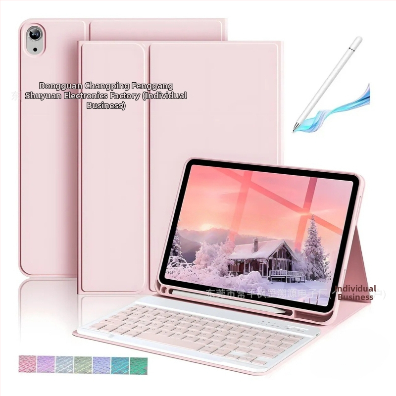 Kryt na tablet iPad A16 s Bluetooth podsvietenou klávesnicou — Kompatibilný s radou iPad; Bluetooth rozhranie; Ergonomická podpora; Možnosť tlače loga; Hmotnosť 0.75