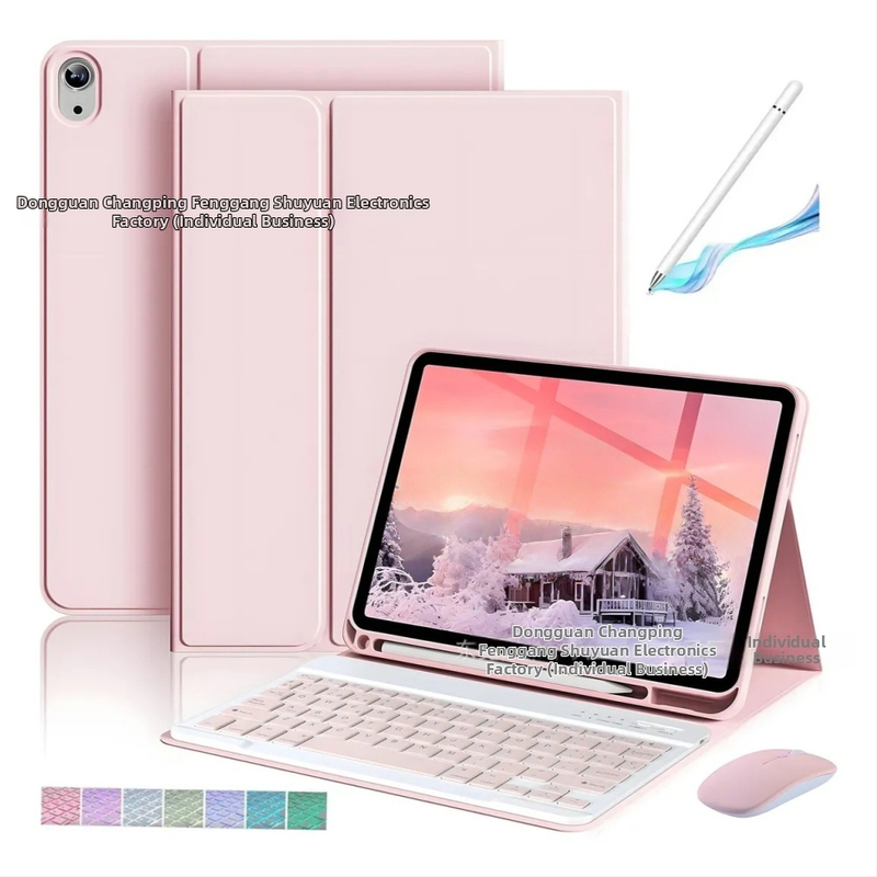 Kryt na tablet iPad A16 s Bluetooth podsvietenou klávesnicou — Kompatibilný s radou iPad; Bluetooth rozhranie; Ergonomická podpora; Možnosť tlače loga; Hmotnosť 0.75