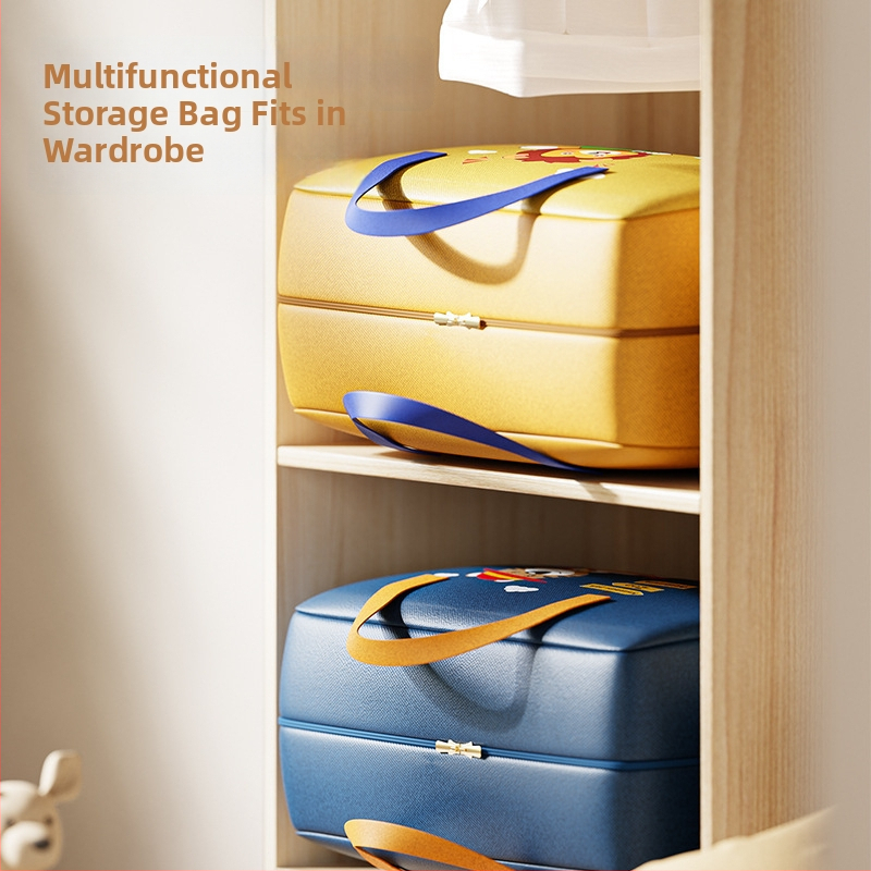 Shell Stone Detská taška na uloženie prikrývky - Štýlová kabelka na ruku, 600D Oxford látka, Viacúčelový cestovný organizér