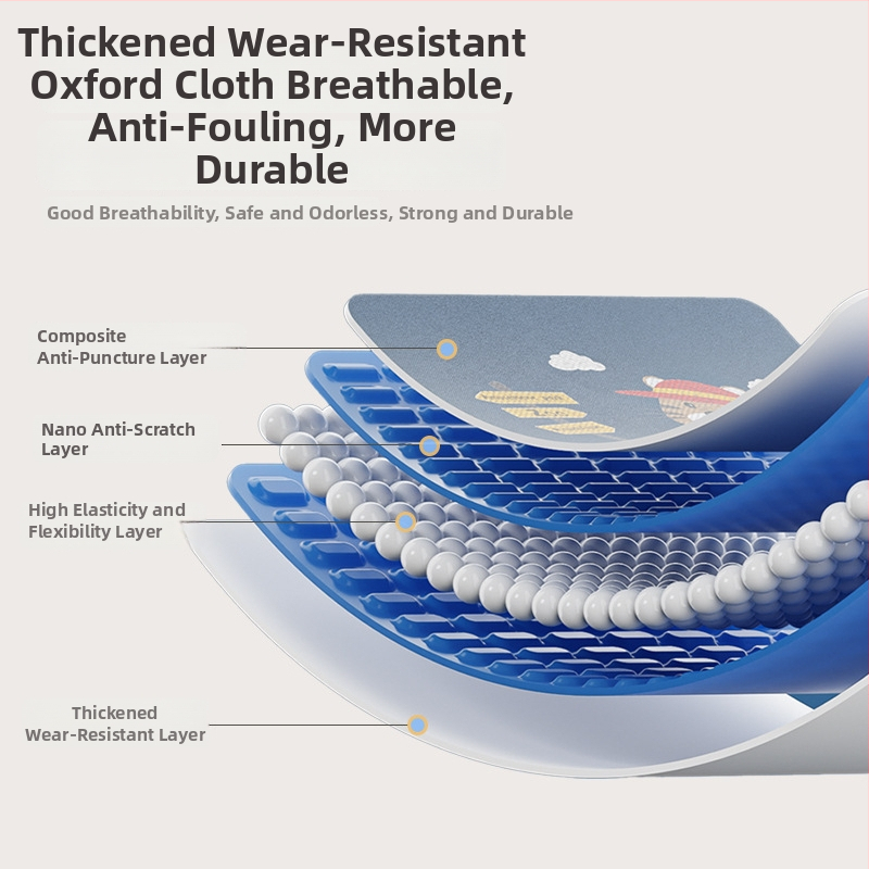 Shell Stone Detská taška na uloženie prikrývky - Štýlová kabelka na ruku, 600D Oxford látka, Viacúčelový cestovný organizér