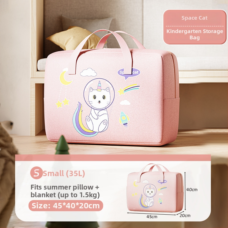 Shell Stone Detská taška na uloženie prikrývky - Štýlová kabelka na ruku, 600D Oxford látka, Viacúčelový cestovný organizér