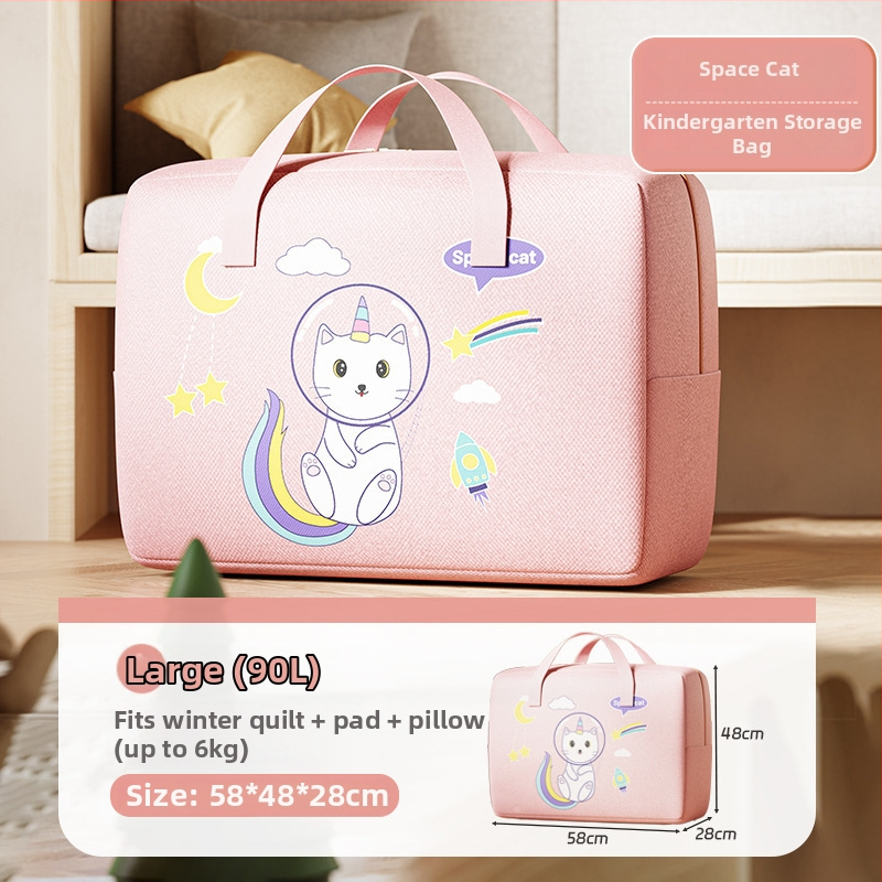 Shell Stone Detská taška na uloženie prikrývky - Štýlová kabelka na ruku, 600D Oxford látka, Viacúčelový cestovný organizér