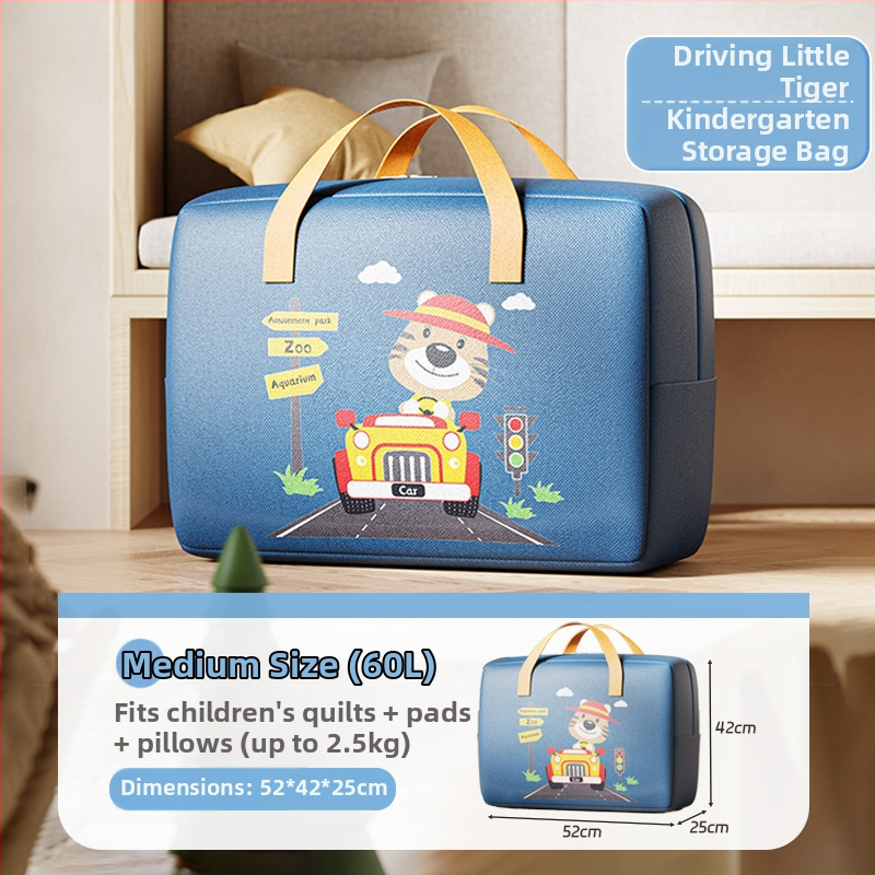 Shell Stone Detská taška na uloženie prikrývky - Štýlová kabelka na ruku, 600D Oxford látka, Viacúčelový cestovný organizér