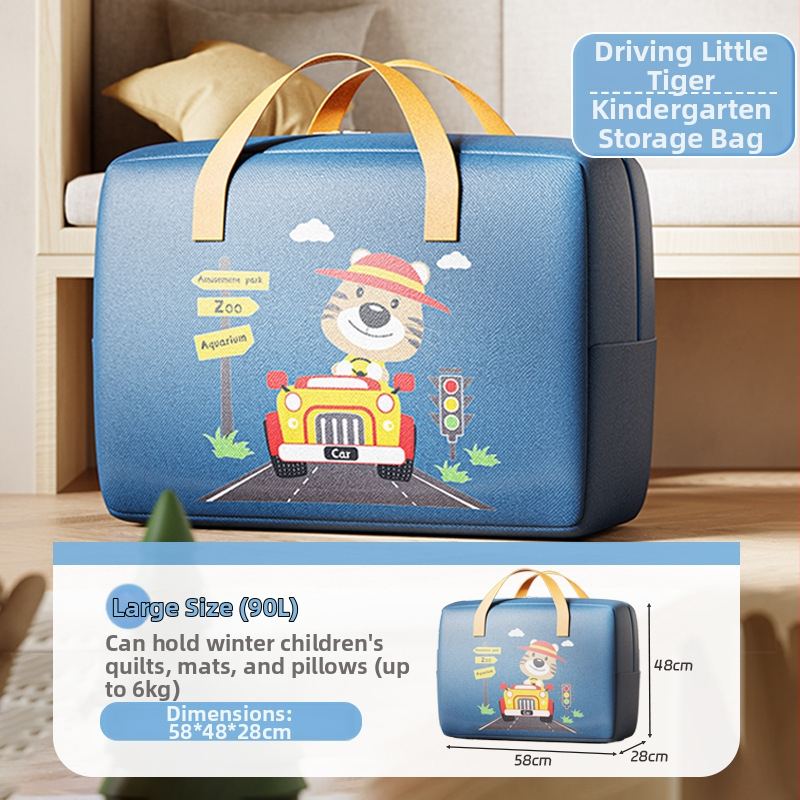 Shell Stone Detská taška na uloženie prikrývky - Štýlová kabelka na ruku, 600D Oxford látka, Viacúčelový cestovný organizér