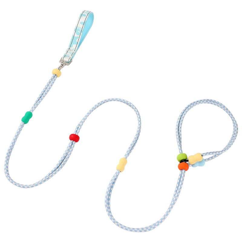 Разтегляема найлонова каишка за кучета с двойна нишка, многофункционална за големи породи, модел Zlco-046, устойчива на износване