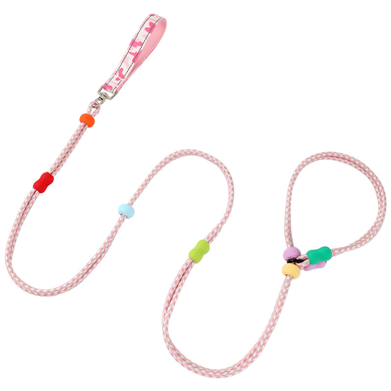 Разтегляема найлонова каишка за кучета с двойна нишка, многофункционална за големи породи, модел Zlco-046, устойчива на износване