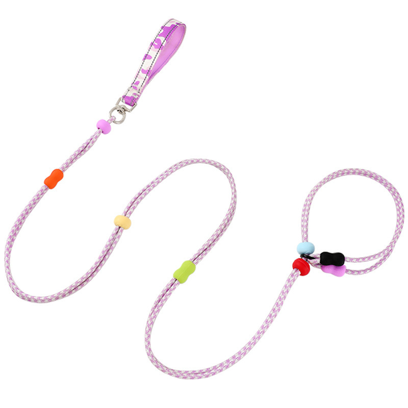 Разтегляема найлонова каишка за кучета с двойна нишка, многофункционална за големи породи, модел Zlco-046, устойчива на износване