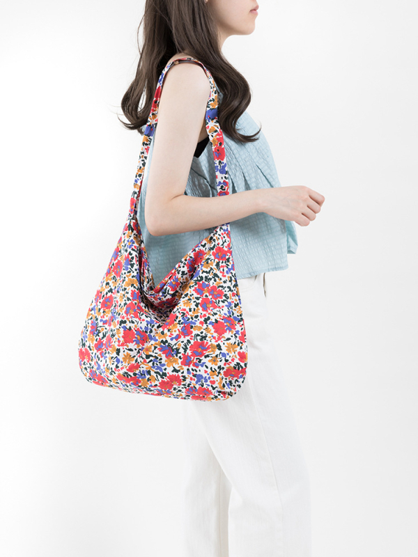 Orange Girl Tote torba – stil Fresh and Sweet, pamuk materijal, vertikalni kvadratni oblik, magnetska kopča