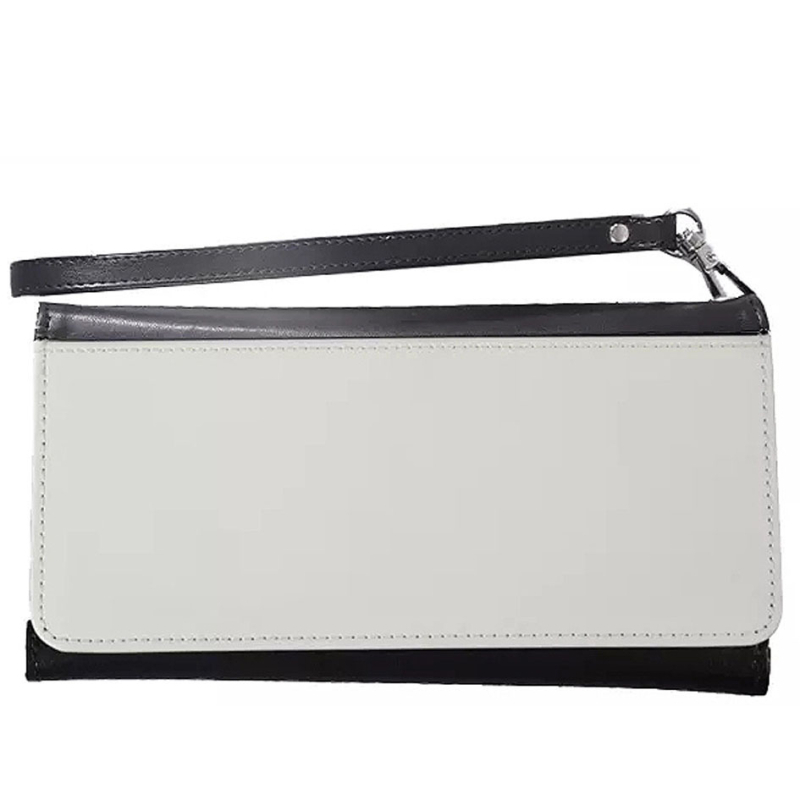 PU ādas maciņš ar kartes un monētu nodalījumu, sublimācijai gatava virsma, ikdienas lietošanai