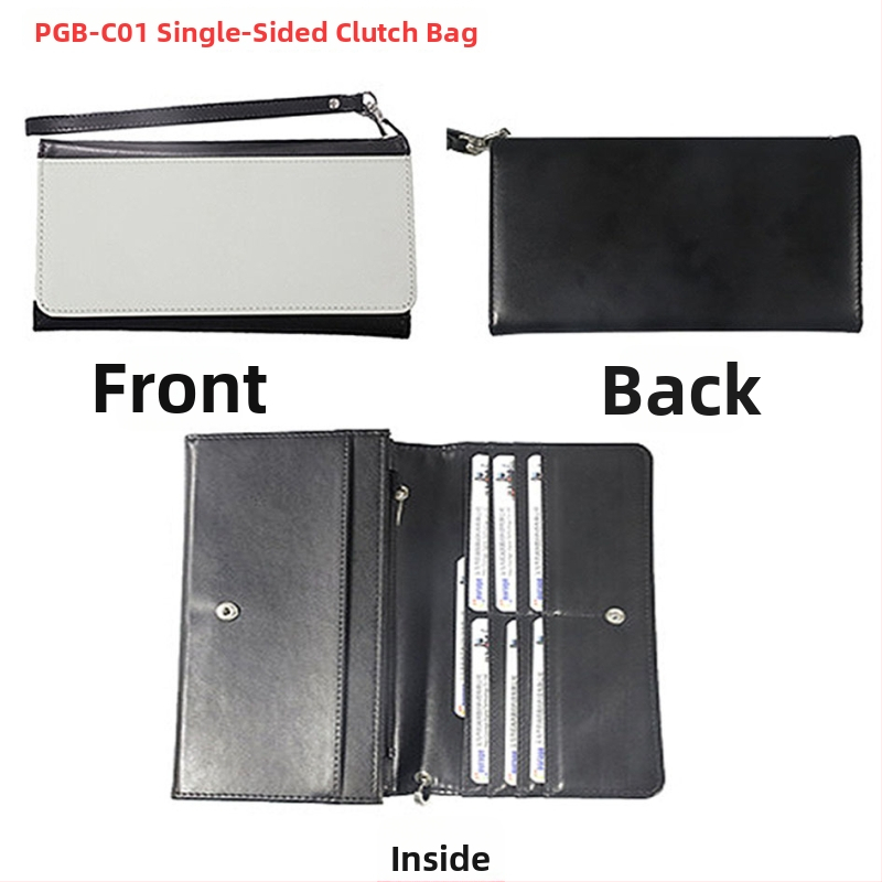 PU ādas maciņš ar kartes un monētu nodalījumu, sublimācijai gatava virsma, ikdienas lietošanai