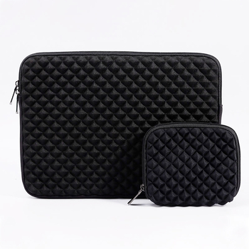 Εσωτερική θήκη φορητού υπολογιστή από Lycra με φερμουάρ για MacBook Air/Pro; αδιάβροχη, ανθεκτική σε κραδασμούς και σκόνη; με εσωτερική θήκη για φορητό και φλανελ επένδυση