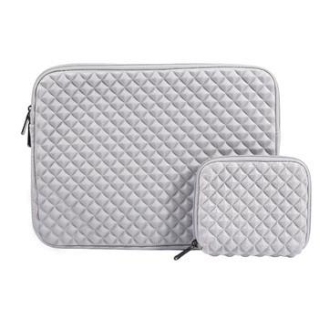 Εσωτερική θήκη φορητού υπολογιστή από Lycra με φερμουάρ για MacBook Air/Pro; αδιάβροχη, ανθεκτική σε κραδασμούς και σκόνη; με εσωτερική θήκη για φορητό και φλανελ επένδυση