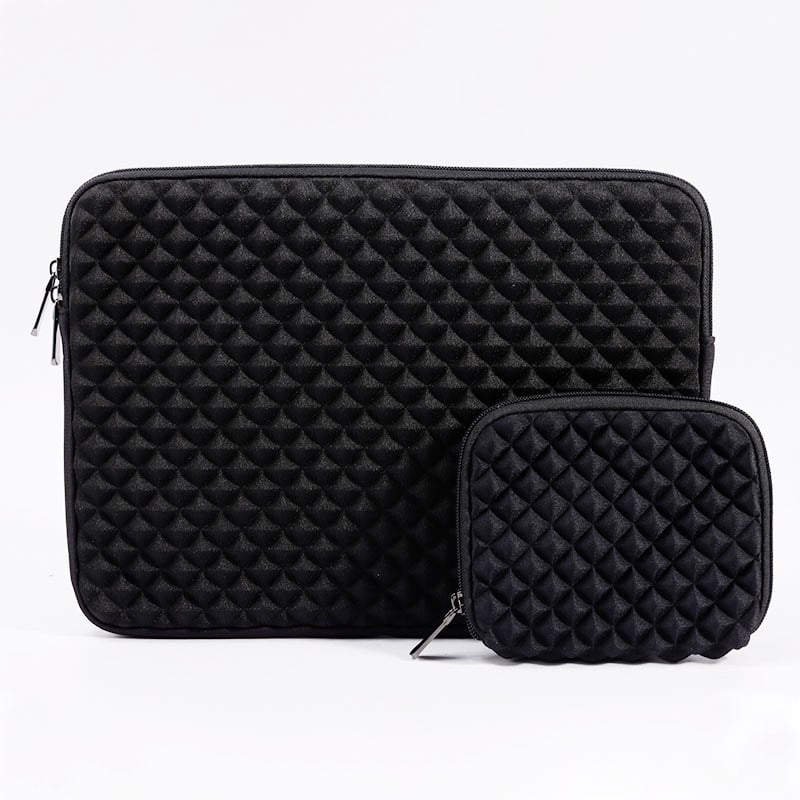 Εσωτερική θήκη φορητού υπολογιστή από Lycra με φερμουάρ για MacBook Air/Pro; αδιάβροχη, ανθεκτική σε κραδασμούς και σκόνη; με εσωτερική θήκη για φορητό και φλανελ επένδυση