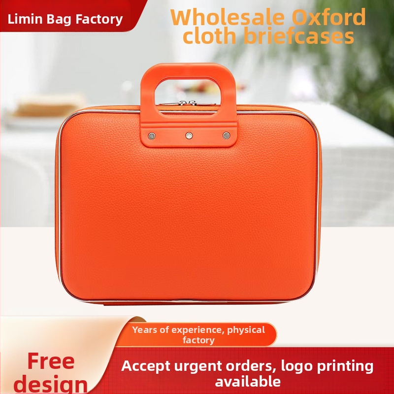 PU kožená taška na notebook, vodotesná, vnútorná priehradka pre počítač, zapínanie na zips, model LM-825