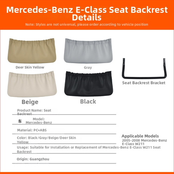 Taška na operadlo sedadla pre Mercedes-Benz E-Class, z materiálu PC+ABS, s vysúvateľnou rukoväťou