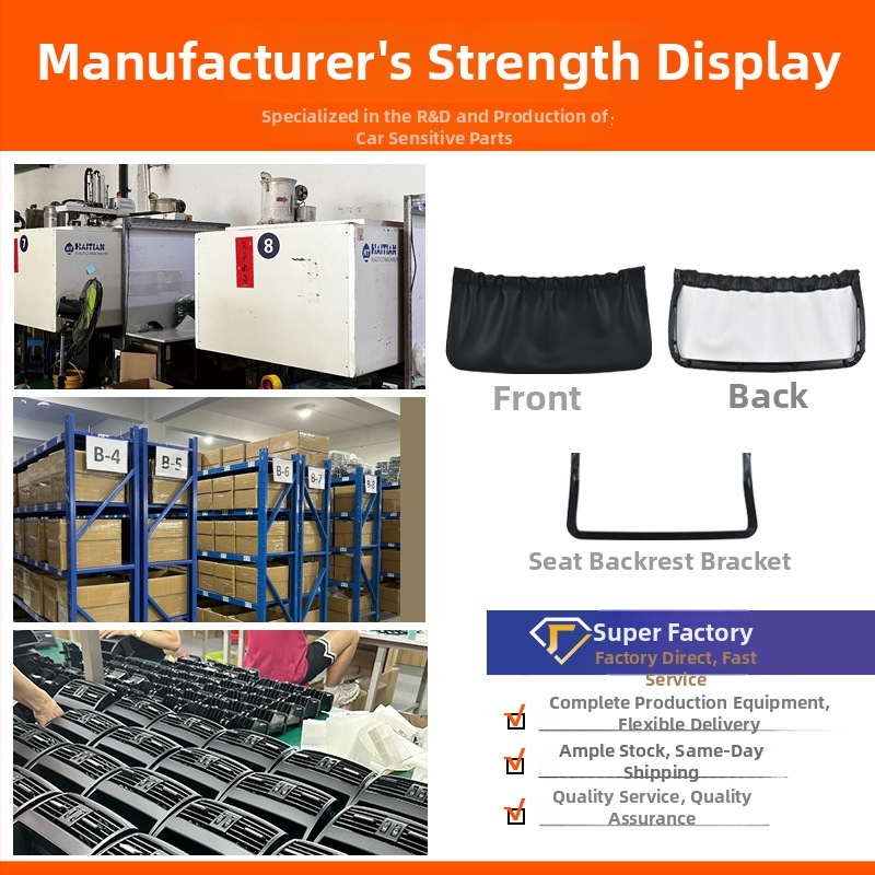 Taška na operadlo sedadla pre Mercedes-Benz E-Class, z materiálu PC+ABS, s vysúvateľnou rukoväťou