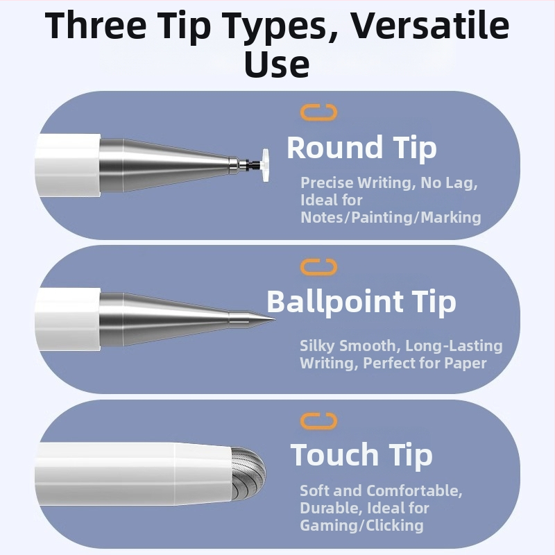 CXCPB stylus – jutiklinio ekrano kapacitacinis rašiklis, universalus suderinamumas, 2025 modelis, sandėlyje
