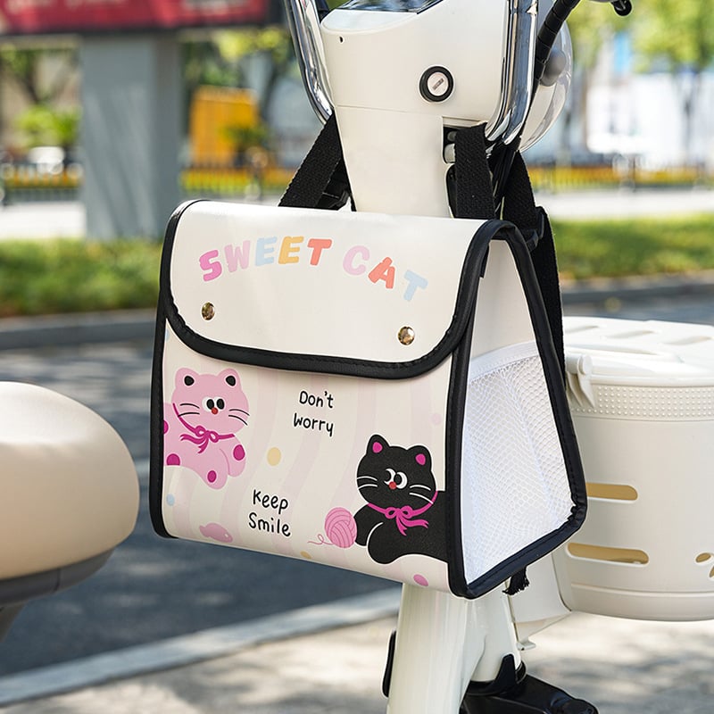 Univerzalna torbica za upravljač električnih tricikala i kolica, kožna vodootporna torba za pohranu, prilagodljiva s logotipom