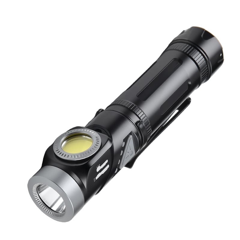 LED čelna svjetiljka s USB punjenjem, aluminijska legura, 30W, 3000mAh, magnetska baza, 90° prilagodba, domet 200–500 m, višestruka primjena na otvorenom