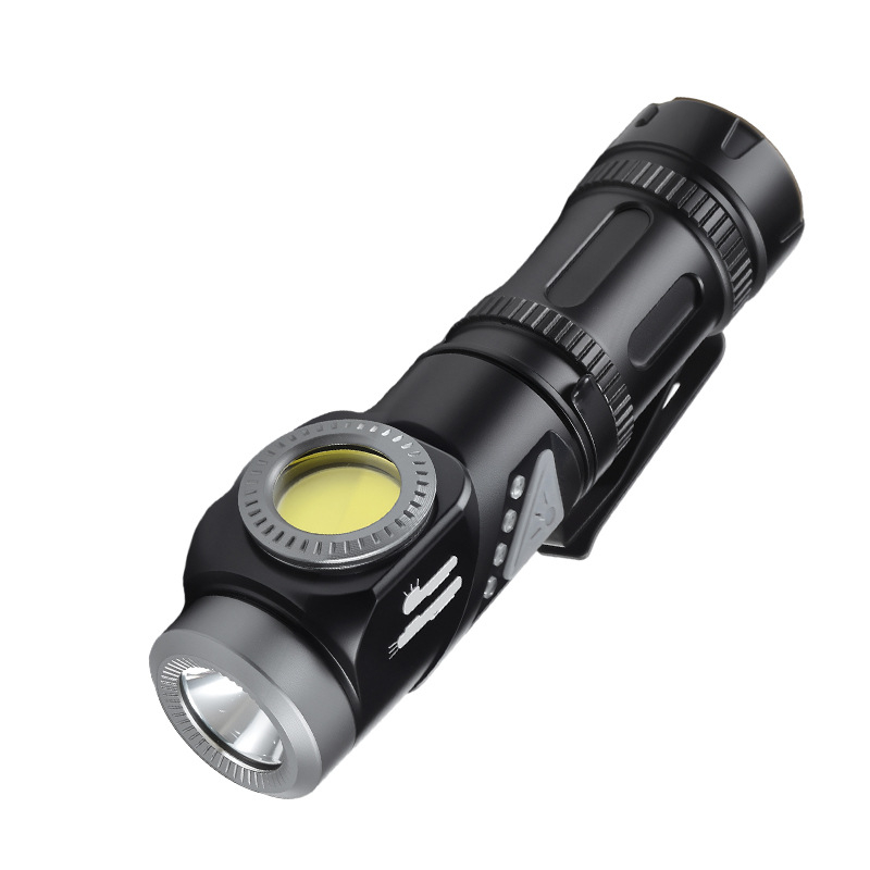 LED čelna svjetiljka s USB punjenjem, aluminijska legura, 30W, 3000mAh, magnetska baza, 90° prilagodba, domet 200–500 m, višestruka primjena na otvorenom