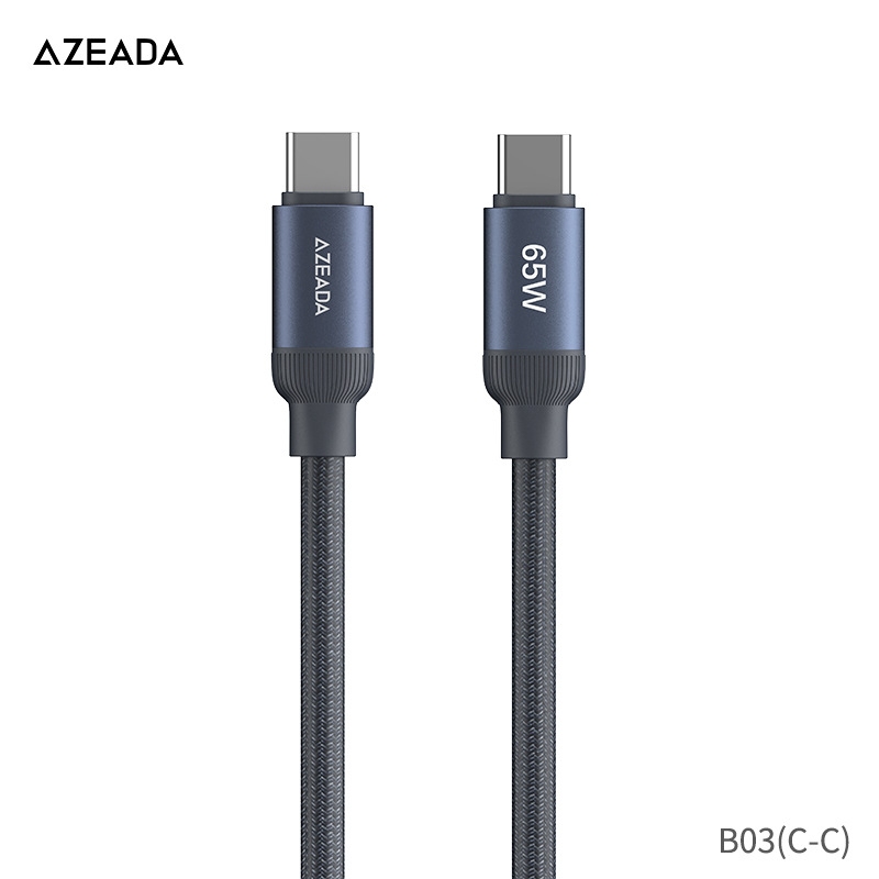 Master USB-C плетен кабел за данни, 66W бързо зареждане, мултисъвместим