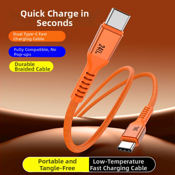 Wancore PD3.1 Type-C kabel za podatke, 240W brzo punjenje, pleteni kabel