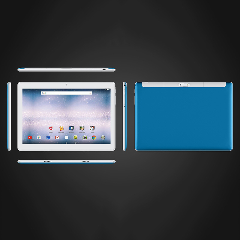 Studentu planšetdators ar 10,1 colu ekrānu, Android, MTK Quad-Core 1,5GHz, 16GB flash atmiņa, Divkameru kamera, darbības laiks 5–7 stundas