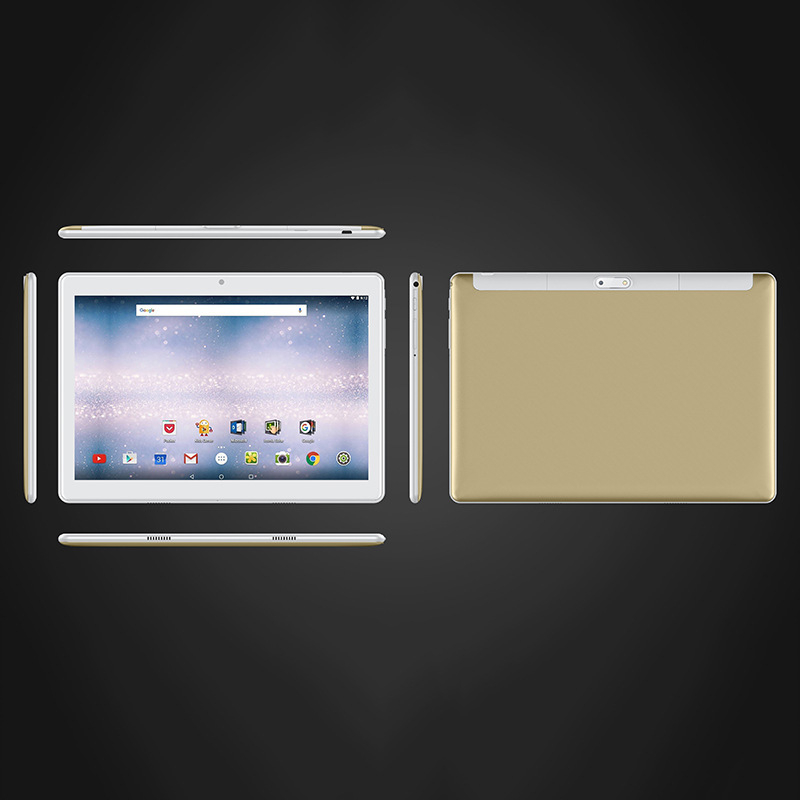 Studentu planšetdators ar 10,1 colu ekrānu, Android, MTK Quad-Core 1,5GHz, 16GB flash atmiņa, Divkameru kamera, darbības laiks 5–7 stundas