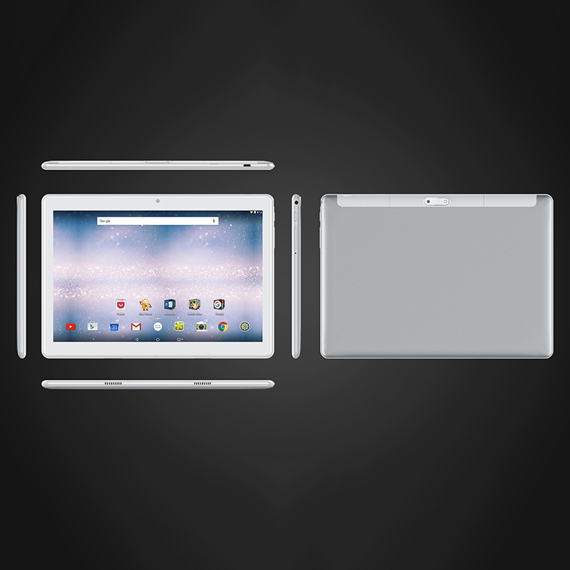 Studentu planšetdators ar 10,1 colu ekrānu, Android, MTK Quad-Core 1,5GHz, 16GB flash atmiņa, Divkameru kamera, darbības laiks 5–7 stundas