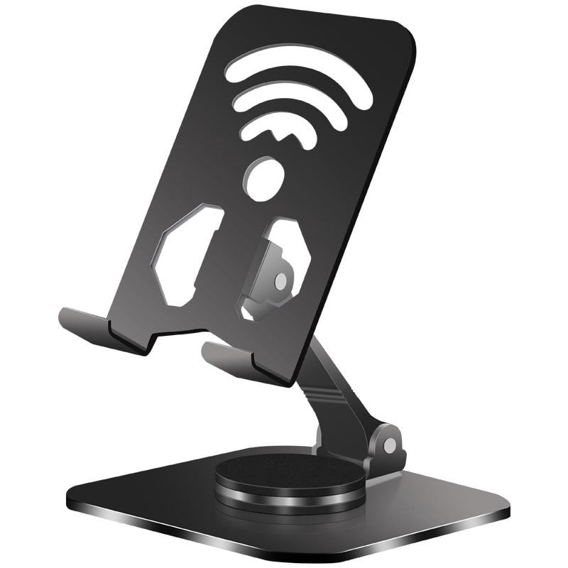 Stolni držač za telefone i tablete, od aluminijske legure, 360° rotacija, hlađenje