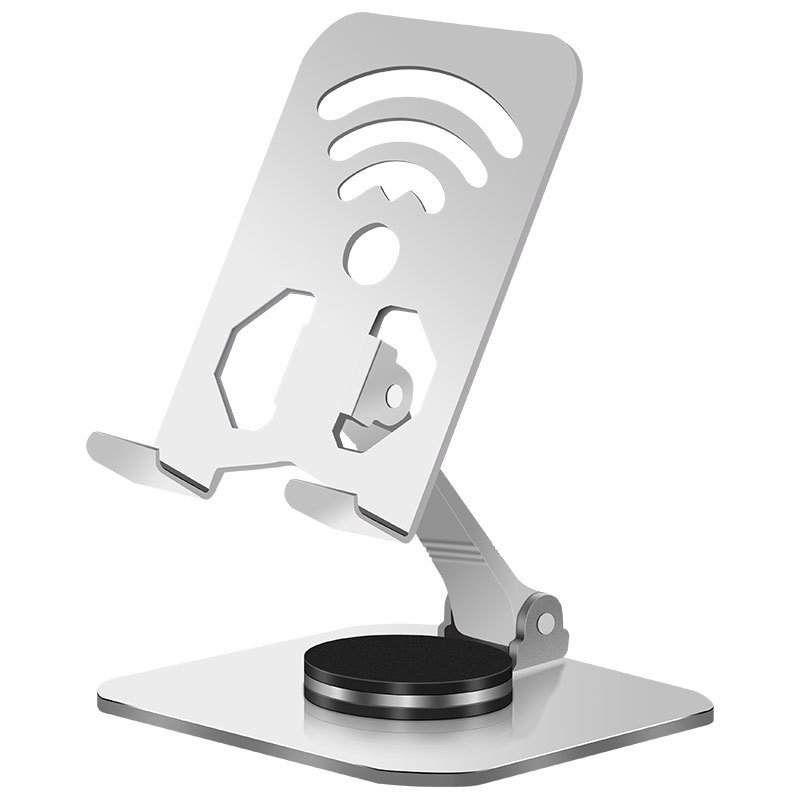 Stolni držač za telefone i tablete, od aluminijske legure, 360° rotacija, hlađenje