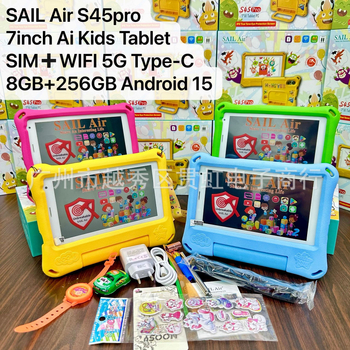 Sail Air AI planšetdators S45Pro, 5G Android, 256GB atmiņa, četrkodolu 1,5GHz, divkameru kamera