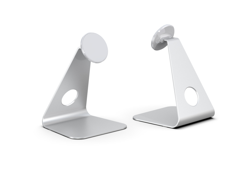 Stolný magnetický držiak pre Apple zariadenia – hliníková zliatina podstavec, model PB01-13, OEM spracovanie, kompatibilný s iPad a iPhone