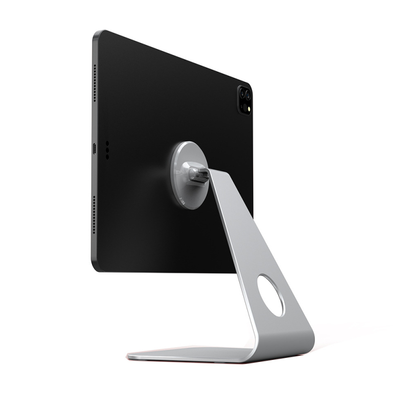 Stolný magnetický držiak pre Apple zariadenia – hliníková zliatina podstavec, model PB01-13, OEM spracovanie, kompatibilný s iPad a iPhone