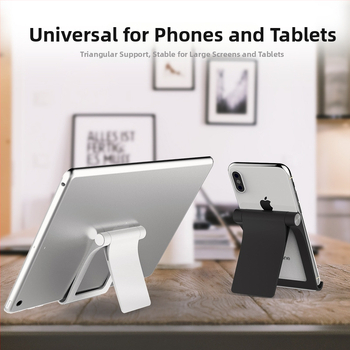 Stolný stojan na mobily a tablety — univerzálny štýl, plast, model ZM-7