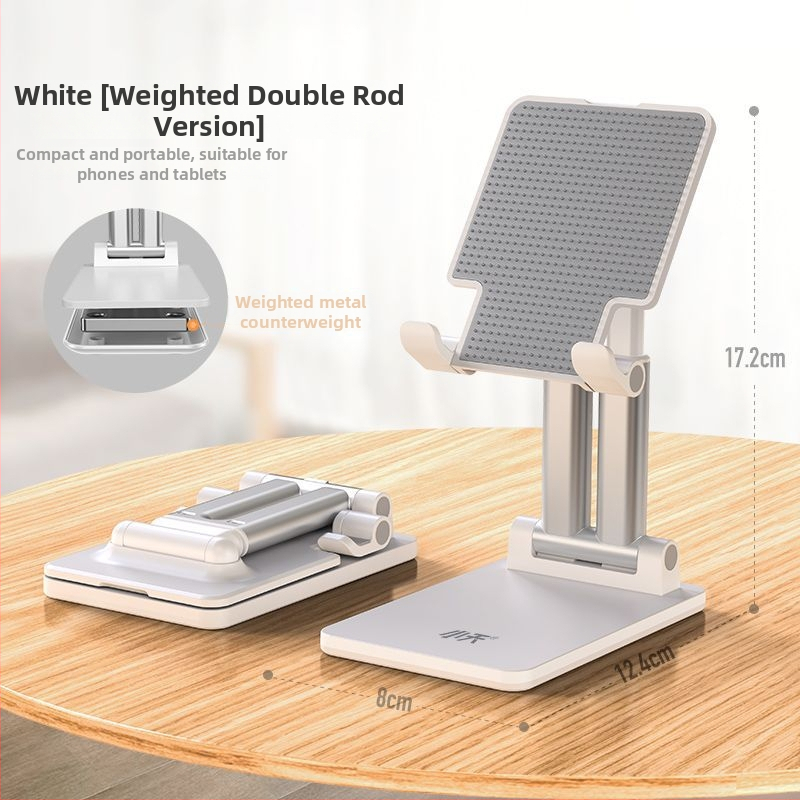 Таблетен държач за маса – алуминиева сплав, регулиращ се, преносим, съвместим с iPad