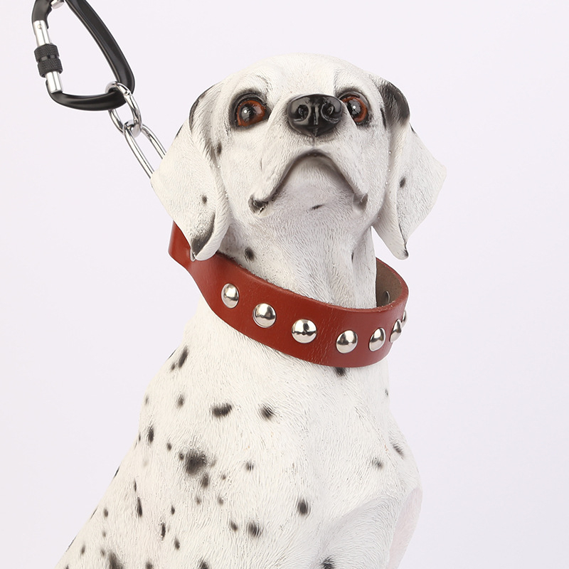 Lu Chong колан за кучета от говежда кожа, регулируем, за Грейхаунд