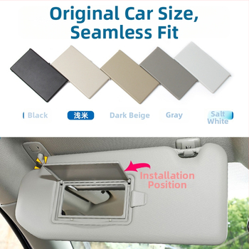 Капак на козметично огледало за слънчев визьор за Peugeot 308S/408/508/4008/3008 без светлина, монтаж snap-on