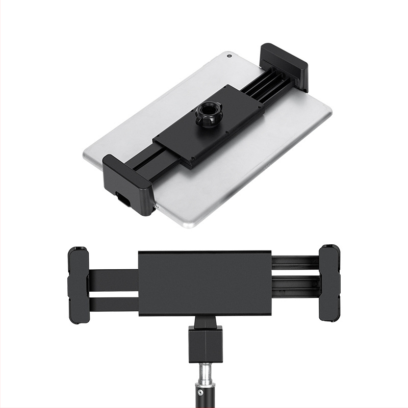 Držiak na tablet s hrubou platňou – hrúbka klipu 27 mm, guľový spoj 17 mm, hmotnosť 144 g