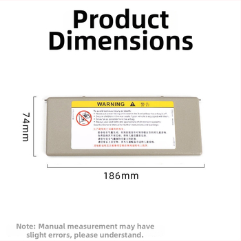 Oukachi козметично огледало за слънчева козирка — Snap-on монтаж, съвместимо с Peugeot 4008/5008/508L/308S и Citroën Tianyi C5