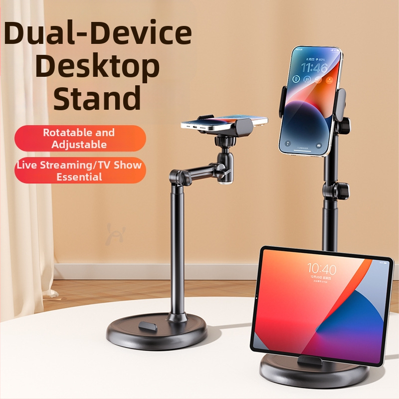 Nadglavni držač za tablete i phablete, povlačni stolni nosač, universalni plastični dizajn