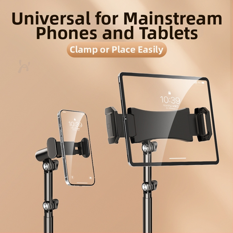 Nadglavni držač za tablete i phablete, povlačni stolni nosač, universalni plastični dizajn