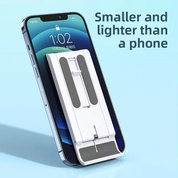 Suport de birou pentru telefon/tabletă, pliere, reglabil, pentru cursuri online și streaming live