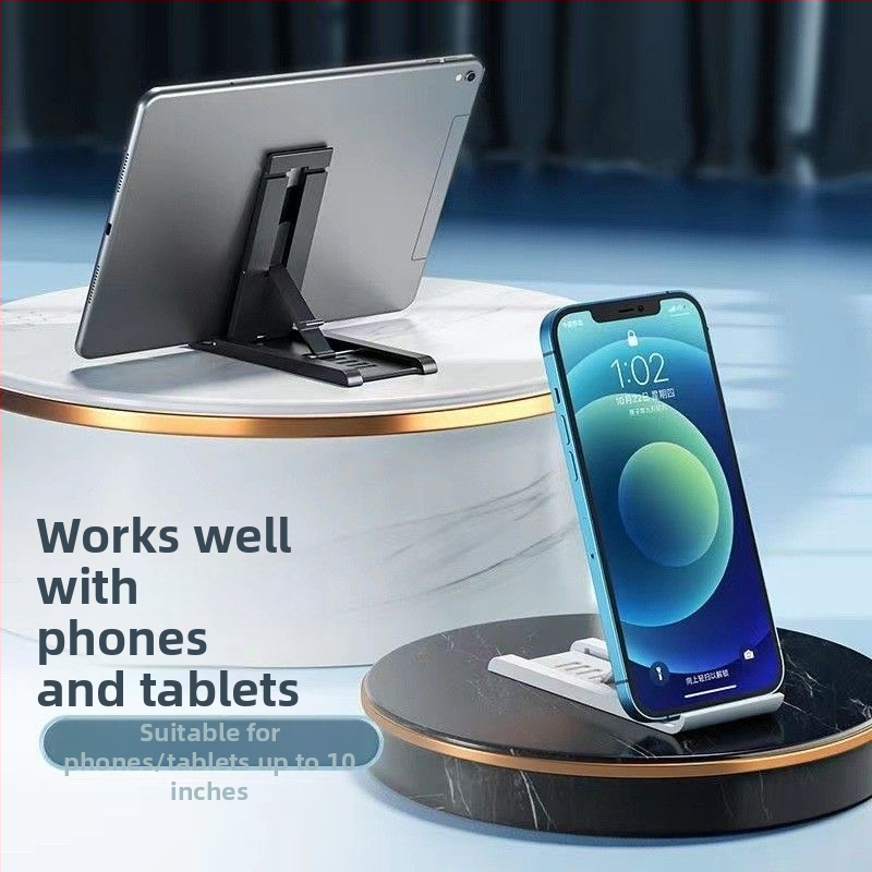 Suport de birou pentru telefon/tabletă, pliere, reglabil, pentru cursuri online și streaming live