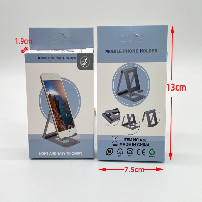 Suport de birou din metal, pliabil pentru telefon și tabletă, pentru cursuri online și streaming în direct