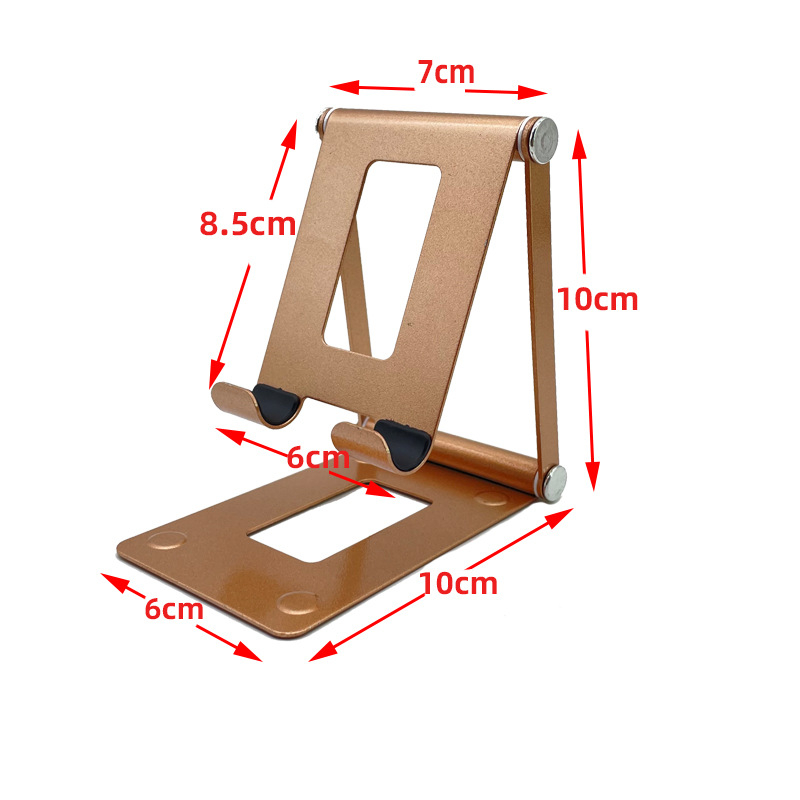 Suport de birou din metal, pliabil pentru telefon și tabletă, pentru cursuri online și streaming în direct