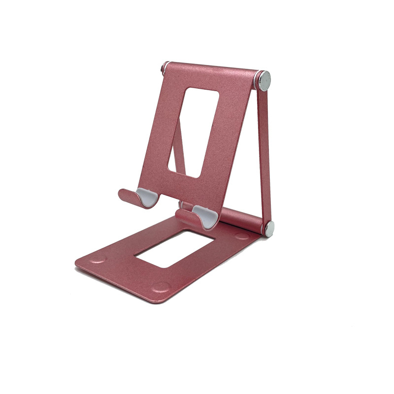 Suport de birou din metal, pliabil pentru telefon și tabletă, pentru cursuri online și streaming în direct